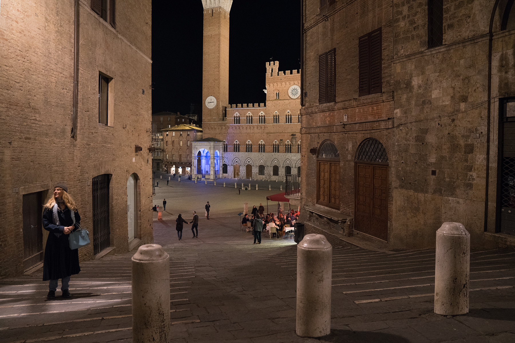 Siena bei Nacht